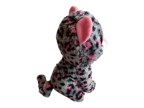 Ty párduc plüssfigura – 15 cm, jó állapotú (D1)