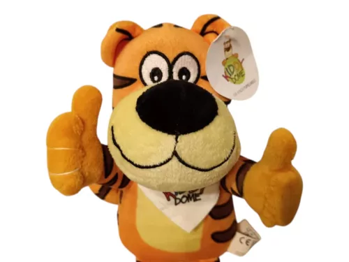 Kiddy Dome plüss tigris, 28 cm –  új (címkés) (A1)