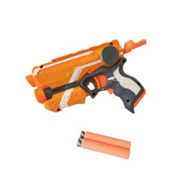   Nerf szivacslövő pisztoly 2 lövedékkel, 21 cm - jó állapotú (A3)