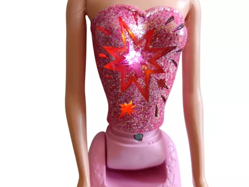 Mattel Barbie A Fashion Fairytale zenélő és világító baba, 30 cm - jó állapotú (D5)