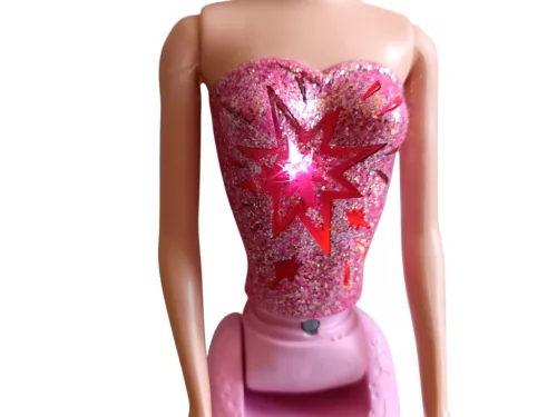 Mattel Barbie A Fashion Fairytale zenélő és világító baba, 30 cm - jó állapotú (D5)