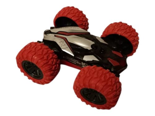 Kétoldalú kaszkadőr autó, 8 cm, jó állapotú (G3)