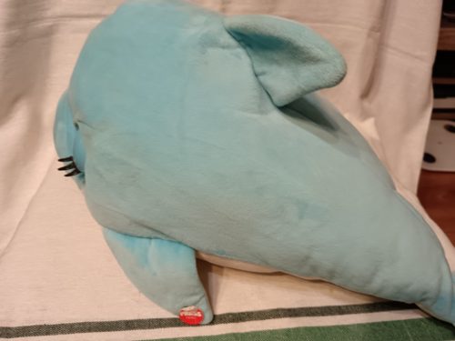 BluBlu, az interaktív delfin bébi, kiegészítők nélkül– 57 cm – használt, újszerű állapotban (D5)
