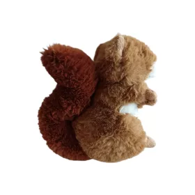 Mókus plüssfigura, 17 cm - újszerű (C1) 