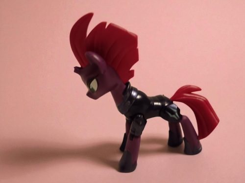 My Little Pony: A harmónia őrzői – Tempest Shadow figura és Árnyék Ég guruló csónak szett, használt, jó állapotban (G2) 