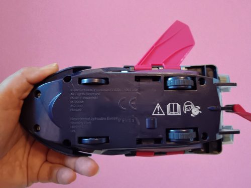 My Little Pony: A harmónia őrzői – Tempest Shadow figura és Árnyék Ég guruló csónak szett, használt, jó állapotban (G2) 