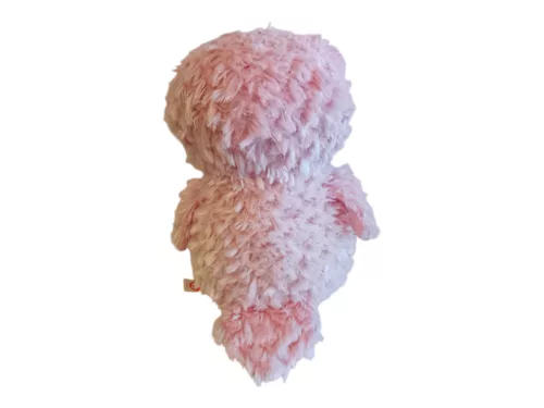 Ty rózsaszín bagoly plüssfigura 24 cm - jó állapotú (G3)