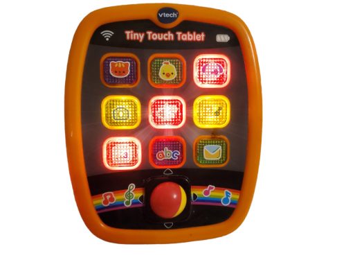 Használt jó állapotú angol nyelvű V-tech zenélő tablet (C4)