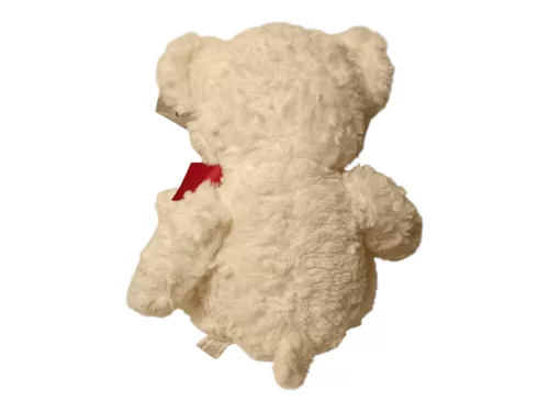 Fehér maci plüssfigura 40 cm – újszerű (B3)