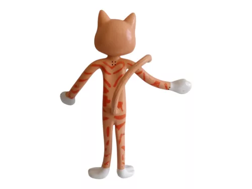 Happy Meal figura hajlítható cica 8-10 cm - jó állapotú (F1)