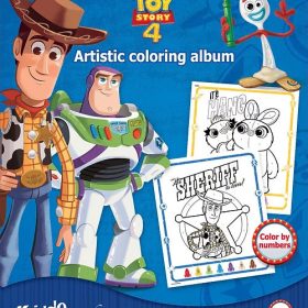 ÚJ Toy Story 4 Számszerinti színező