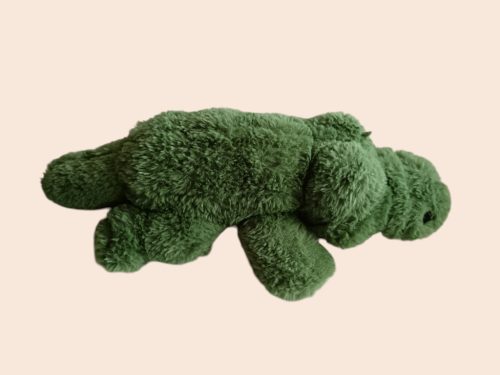 Krokodil plüssfigura – 30 cm, újszerű (D1)