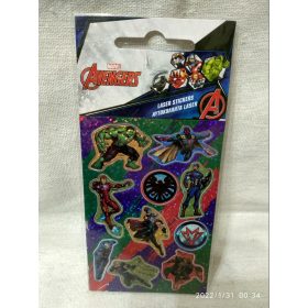 Bosszúállók hologramos matrica szett, új (d4)