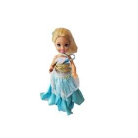   Mini baba hercegnős ruhában – használt állapotban (14 cm) (A2)