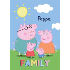 ÚJ Peppa malac Family polár takaró 100x140cm