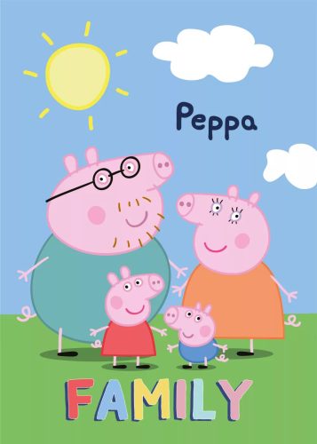 ÚJ Peppa malac Family polár takaró 100x140cm