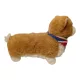 Corgi kutya plüssfigura brit zászlós kendővel 25 cm – használt, újszerű állapotú (E5)
