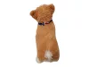 Corgi kutya plüssfigura brit zászlós kendővel 25 cm – használt, újszerű állapotú (E5)
