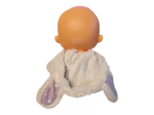 Cry Babies interaktív világító baba nyuszis ruhában, cumival, 32 cm – jó állapotú (C2)