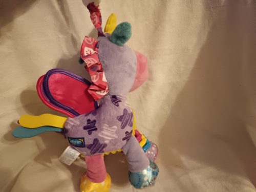 Szamár bébijáték Playgro, 26 cm – használt, jó állapotban (G4)