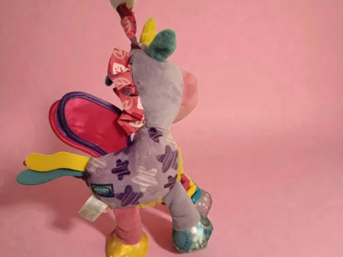 Playgro Activity Friend Stella unikornis, 26 cm – használt, jó állapotban (G4)