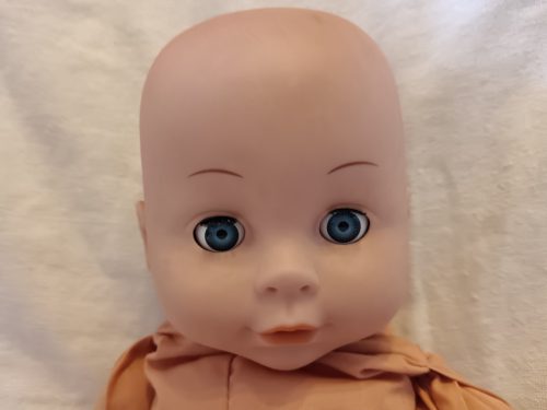 Carousel élethű baba, 38 cm – használt, jó állapotban (B2)