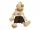 Vicces öregúr plüssfigura, 27 cm – használt, jó állapotban (c3)