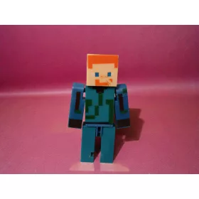 Minecraft figura (Alex), 13 cm – használt állapotú (F1)