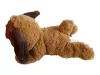 Kék szemű kutya plüssfigura 24 cm - jó állapotú (C1)