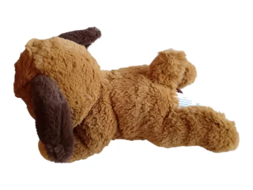 Kék szemű kutya plüssfigura 24 cm - jó állapotú (C1)