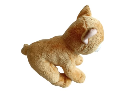 Cica nyávogó plüssfigura – 14 cm, újszerű (D1)