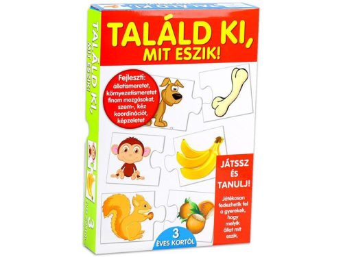 ÚJ Játszva megismerjük Találd ki mit eszik Játék