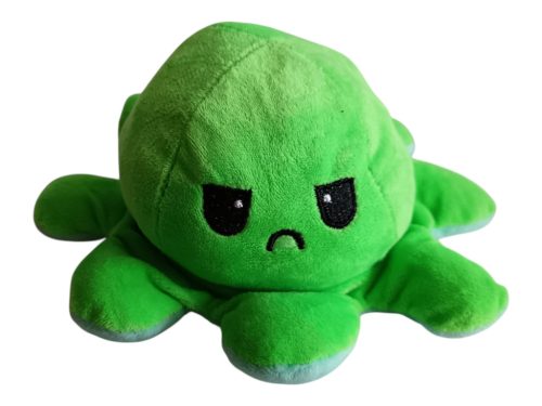 Polip kifordítható plüssfigura – 10 cm, újszerű (D1)