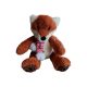 Rudi, a róka plüssfigura, 30 cm – újszerű (D7)