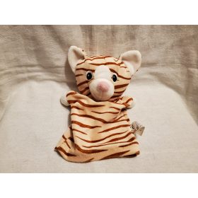   Plüss tigris báb – használt, újszerű állapotban, 25 cm (e3)