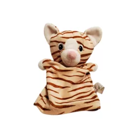   Plüss tigris báb – használt, újszerű állapotban, 25 cm (e3)