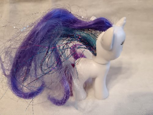 My Little Pony figura használt, újszerű állapotban – Rarity póni 8 cm (G4)