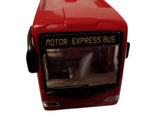 Városi csuklós játékbusz, 45 cm – jó állapotú, hiányos (B5)