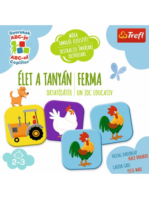 ÚJ Móka tanulás és fejlesztés sorozat - Élet a tanyán oktató játék - Trefl