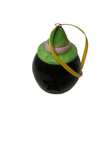 Halloween világító kerámia tök – használt, újszerű állapotban (A2)