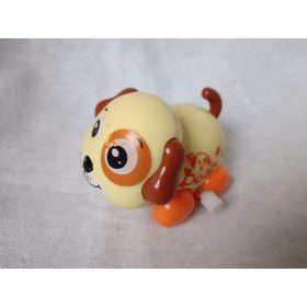   Felhúzható kiskutya figurás játék – használt jó állapotú, 8 cm (G1) 