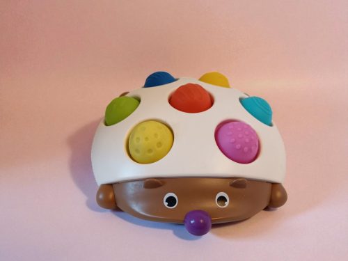 Süni formájú színes pop it játék, 17 cm – használt, újszerű állapotban (G2) 