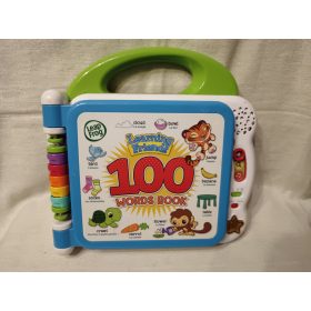   LeapFrog 100 Words Book interaktív tanulókönyv – 23×23 cm – használt, jó állapotban (C6)