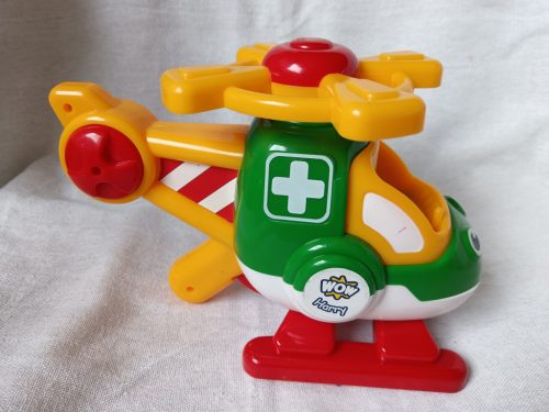 WOW mentőhelikopter – használt jó állapotú, 22 cm  (G1)