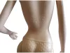 Modern Barbie baba kék sávos bubifrizurával ruha nélkül 29 cm - újszerű (E2) 