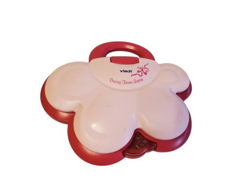 VTech Dancing Fairies Laptop – angol nyelvű, oktató játék laptop, használt, karcos, működő (25 cm) (D3)