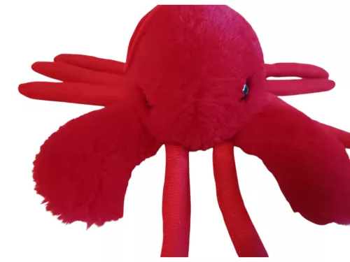 Rák  plüssfigura 18 cm - újszerű (H4)