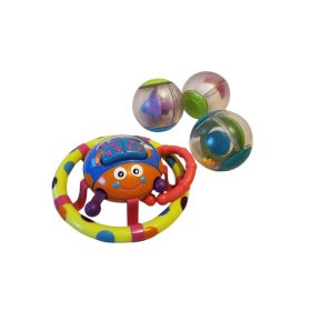 Használt állapotú Csörgő és mókagolyócsomag (b2)