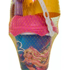   ÚJ Homokozó szett lányoknak Barbie sellős vödörrel és vár formával