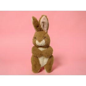   Huncut nyuszi plüss figura, 25 cm – használt, jó állapotban (A7)